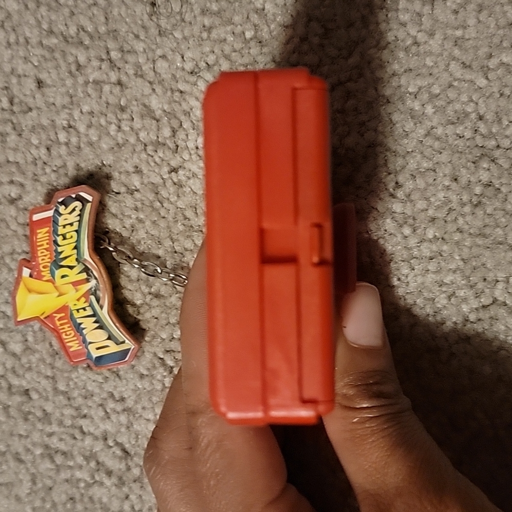 Power Rangers Red Ranger Beeper Pager Tedted Working 1993 BANDI - Picture 5 of 6